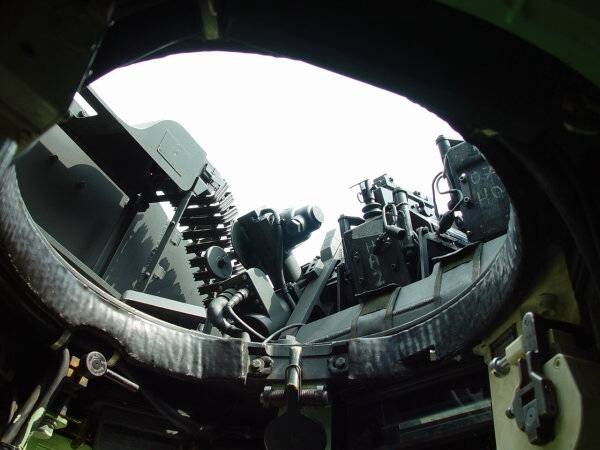 Commander turret from the compartment