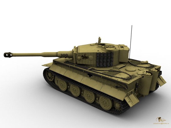 Tiger I in virtual