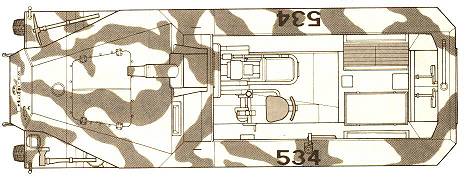 Sd.Kfz. 251/9 top view