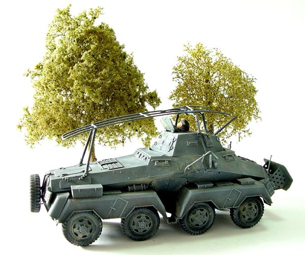 trees and sdkfz 232