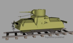 Russian railway armored trains