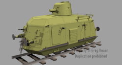 Russian railway armored trains