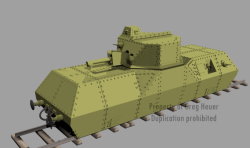 Russian railway armored trains