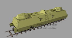 Russian railway armored trains
