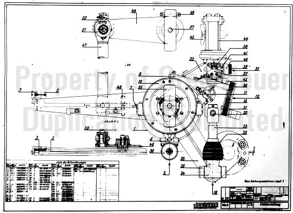 K5E technical Drawings from K5 Vorlaufige Beschreibung Band I