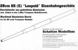 K5 Al. Barrel from Schatton