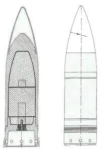 Karl Morser 60cm projectile