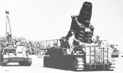 60cm mortar with ammunition carrier