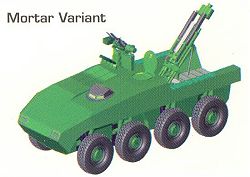 TERREX AV81 Mortar variants